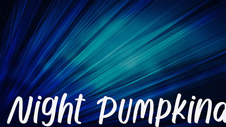 Night Pumpkind Font