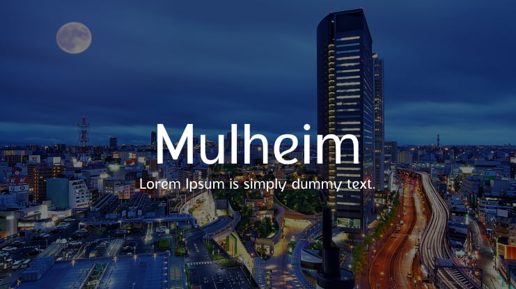 Mulheim Font