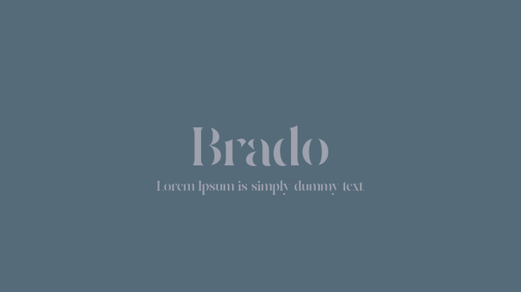 Brado Font