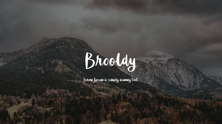 Brooldy Font