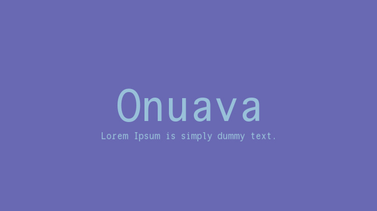 Onuava Font