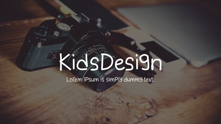 KidsDesign Font
