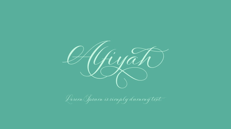Alfiyah Font