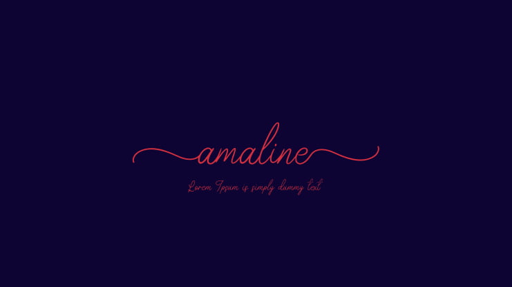 amaline Font