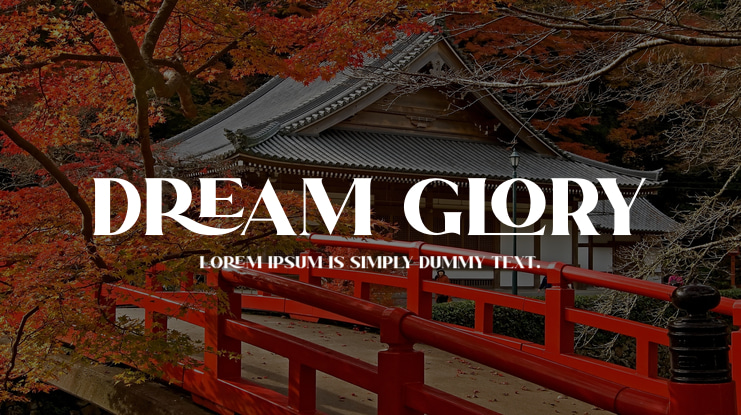 Dream Glory Font