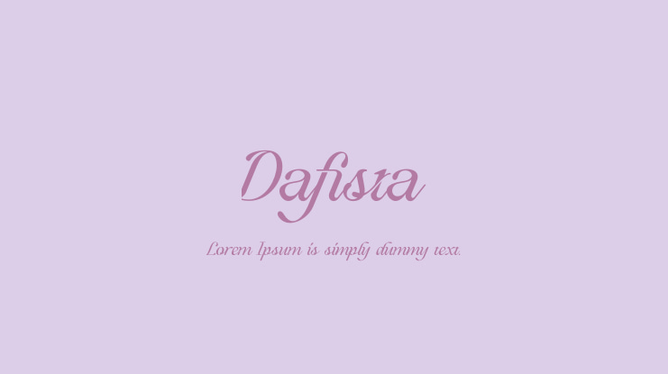 Dafista Font