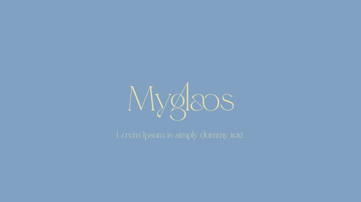 Myglaos Font