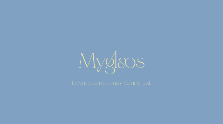 Myglaos Font