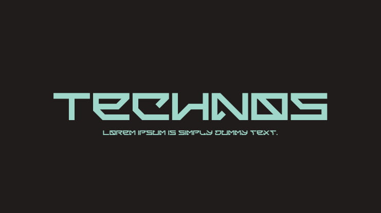 Technos Font