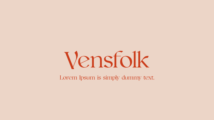 Vensfolk Font