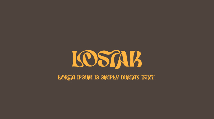 Lostar Font