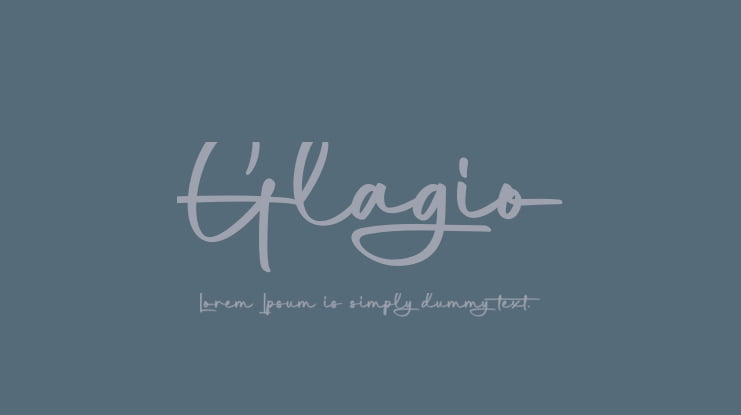 Glagio Font