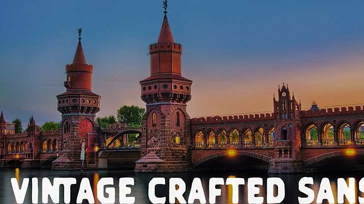 Vintage Crafted Sans Font