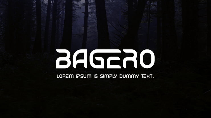 Bagero Font