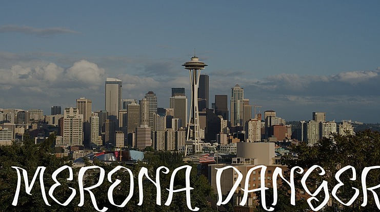 Merona Danger Font