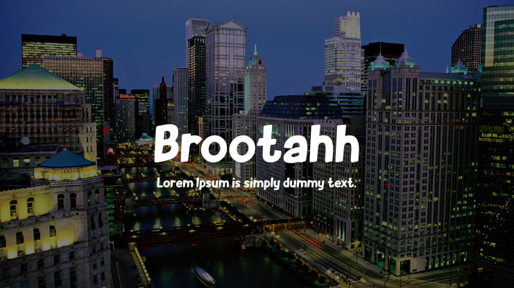 Brootahh Font