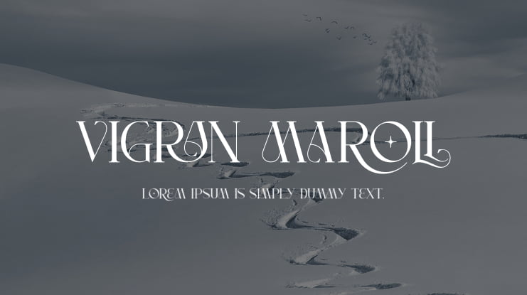 Vigran Maroll Font