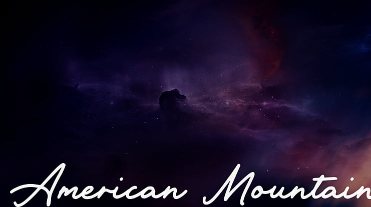American Mountain Font
