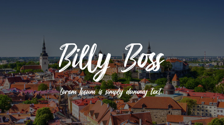 Billy Boss Font