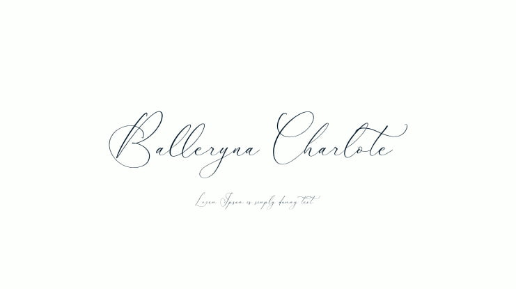 Balleryna Charlote Font