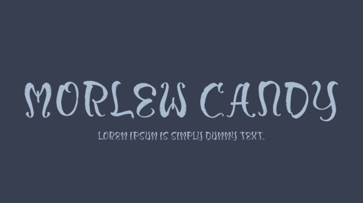 Morlew Candy Font