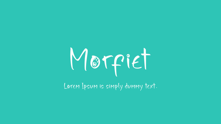 Morfiet Font