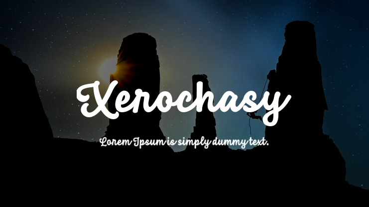 Xerochasy Font