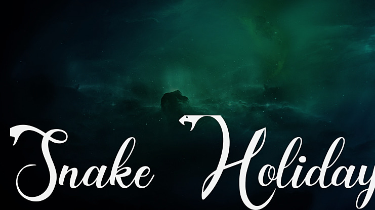 Snake Holiday Font