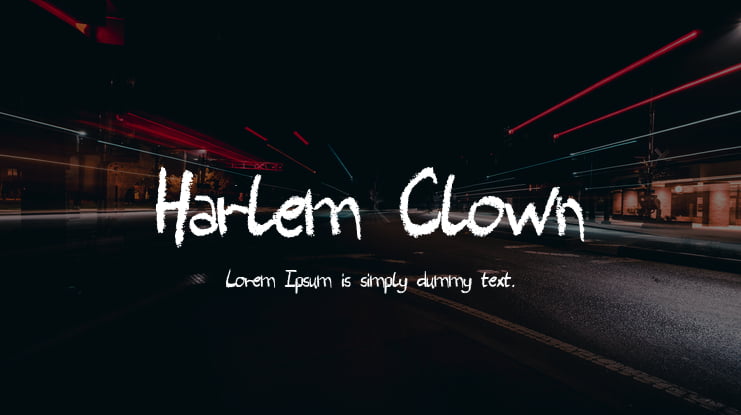 Harlem Clown Font