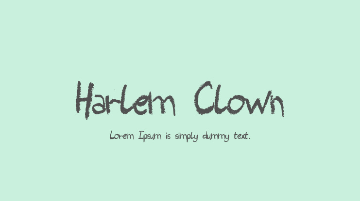 Harlem Clown Font