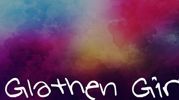 Glathen Girl Font
