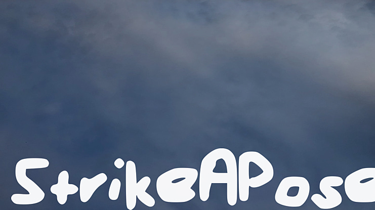 StrikeAPose Font