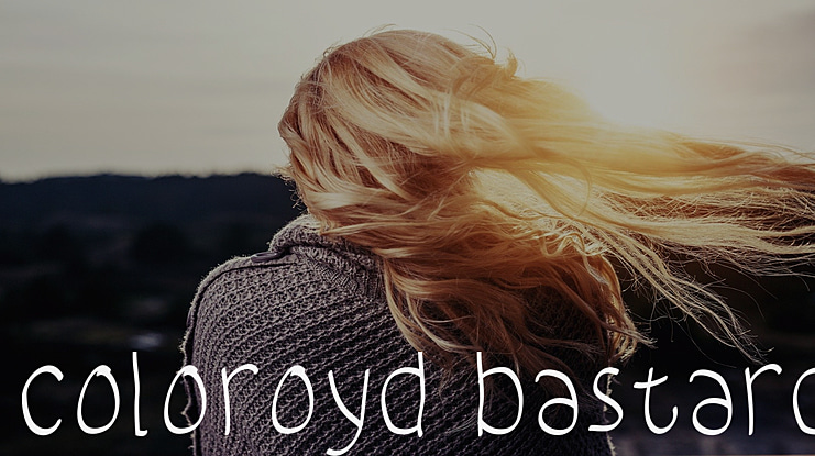 coloroyd bastard Font
