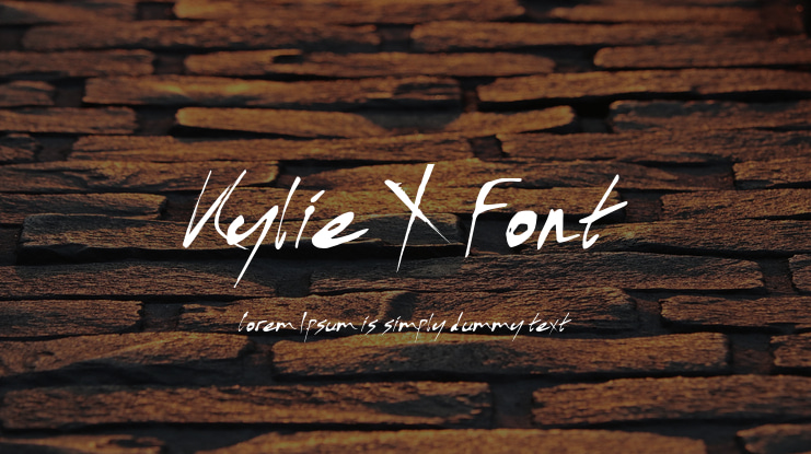 Kylie X Font