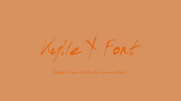 Kylie X Font