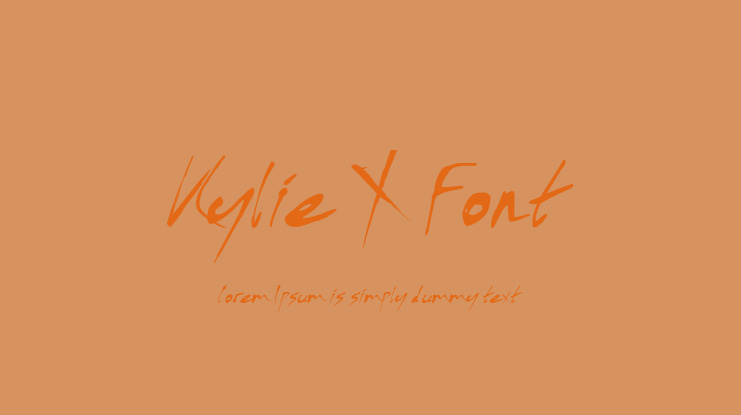 Kylie X Font