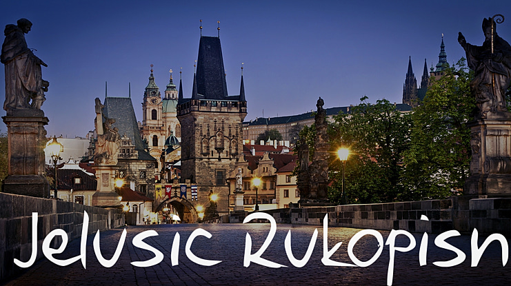 Jelusic Rukopisni Font