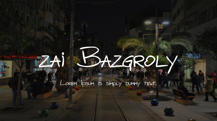 zai Bazgroly Font Family