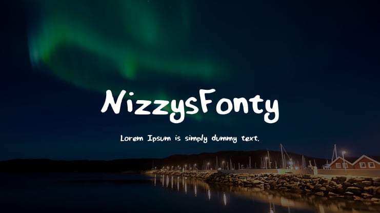 NizzysFonty Font