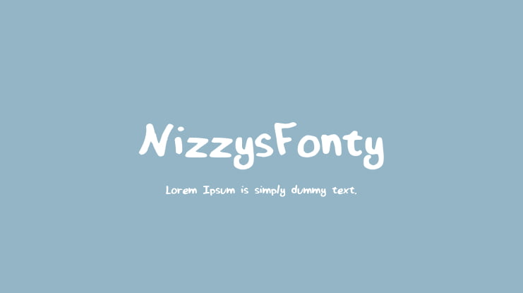 NizzysFonty Font