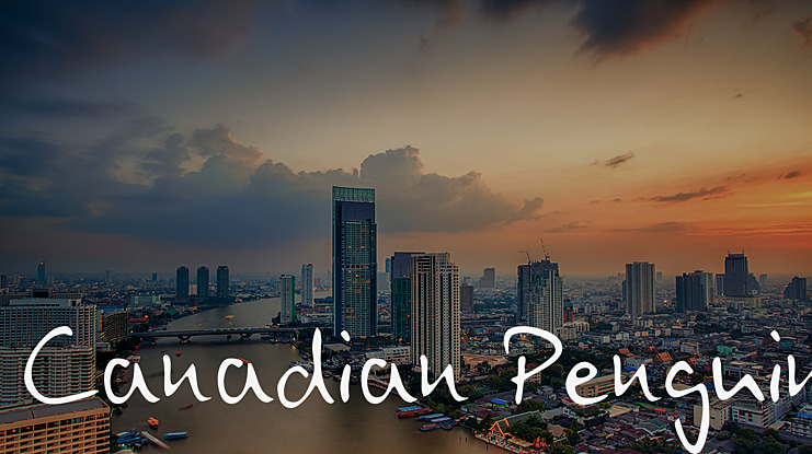 Canadian Penguin Font