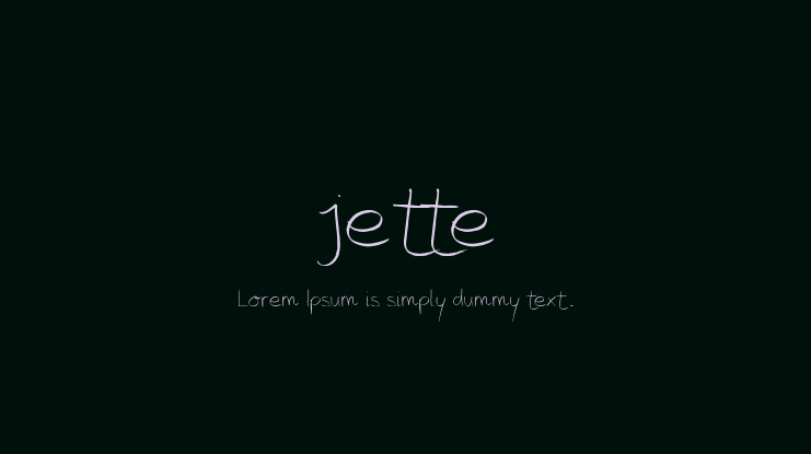 jette Font