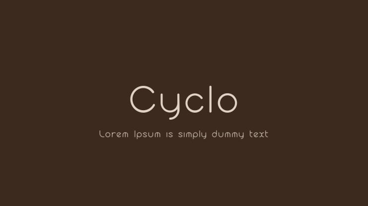 Cyclo Font