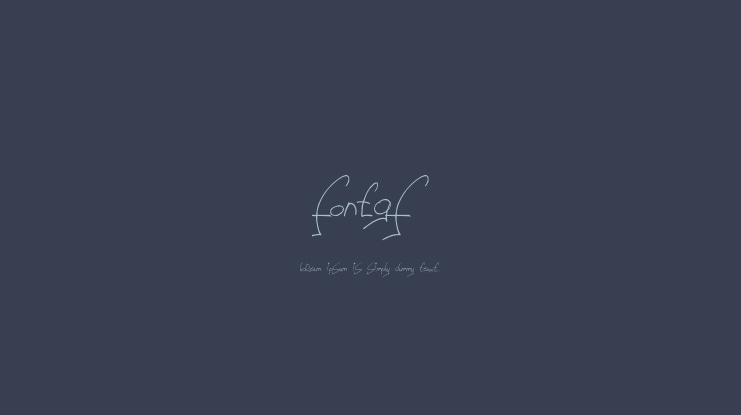 FontGF Font