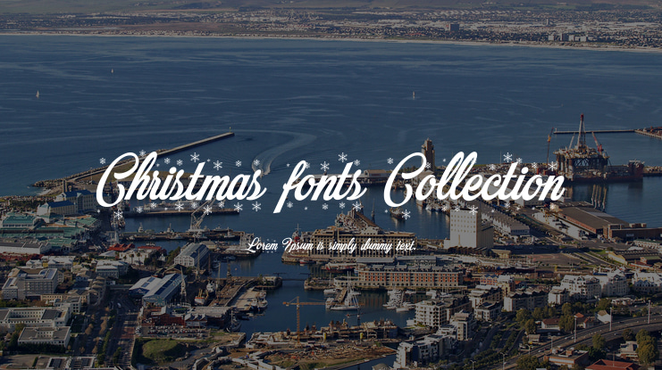 Christmas fonts Collection Font Family