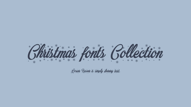 Christmas fonts Collection Font Family