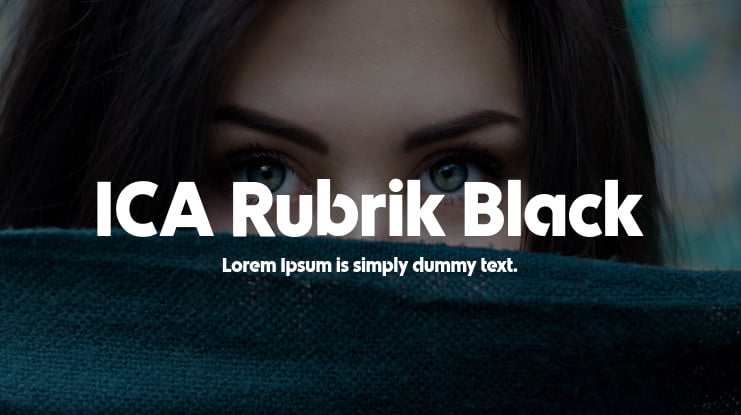 ICA Rubrik Black Font