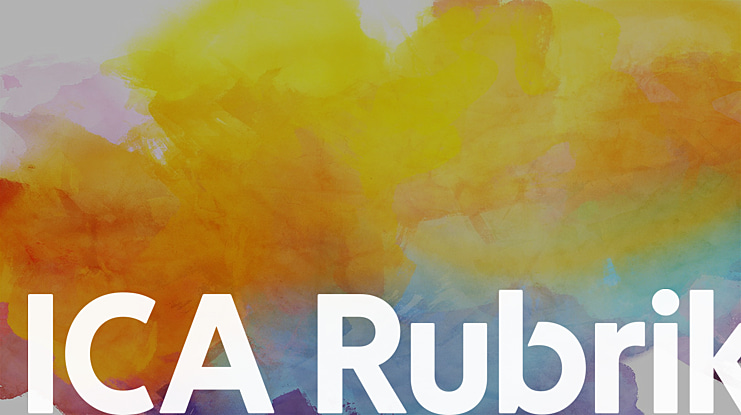 ICA Rubrik Bold Font
