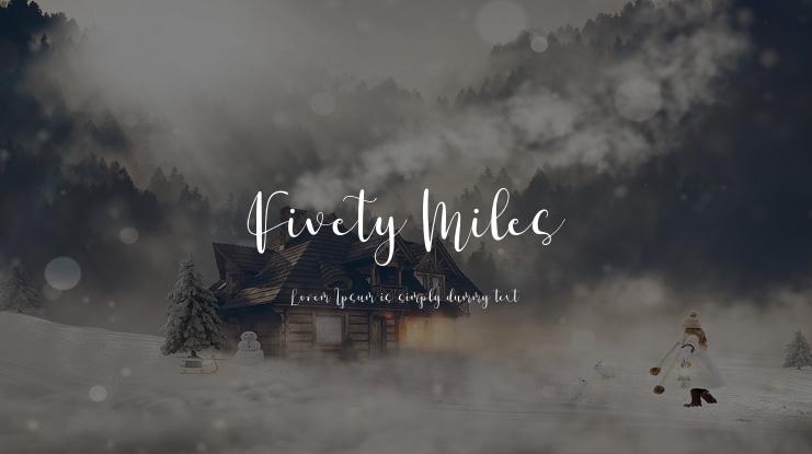 Fivety Miles Font