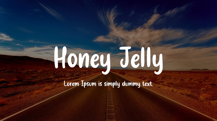 Honey Jelly Font